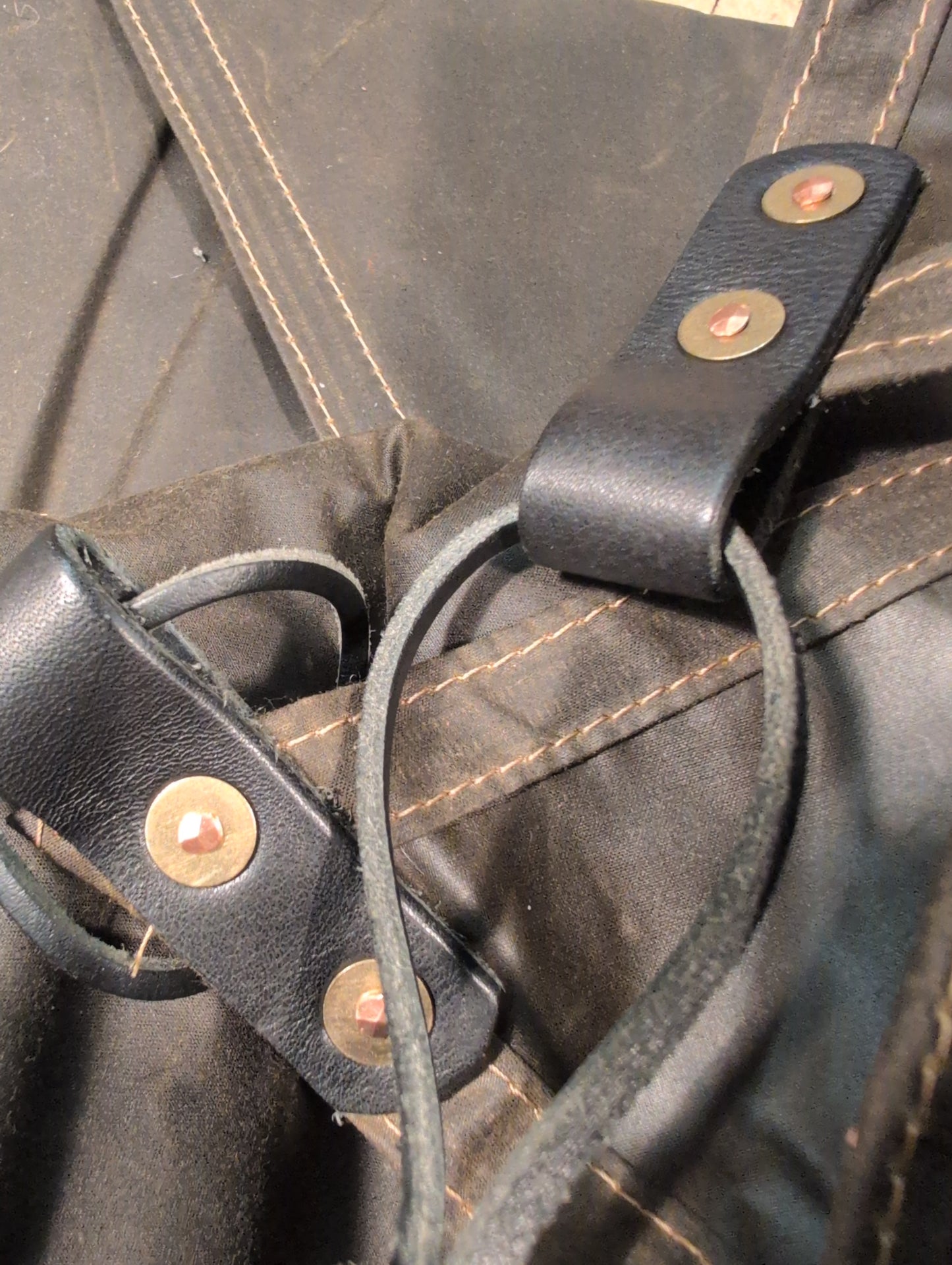 SPECIAL: olive 4 panel STANDARD LAVVU, waxed canvas & leather tent tipi tarp