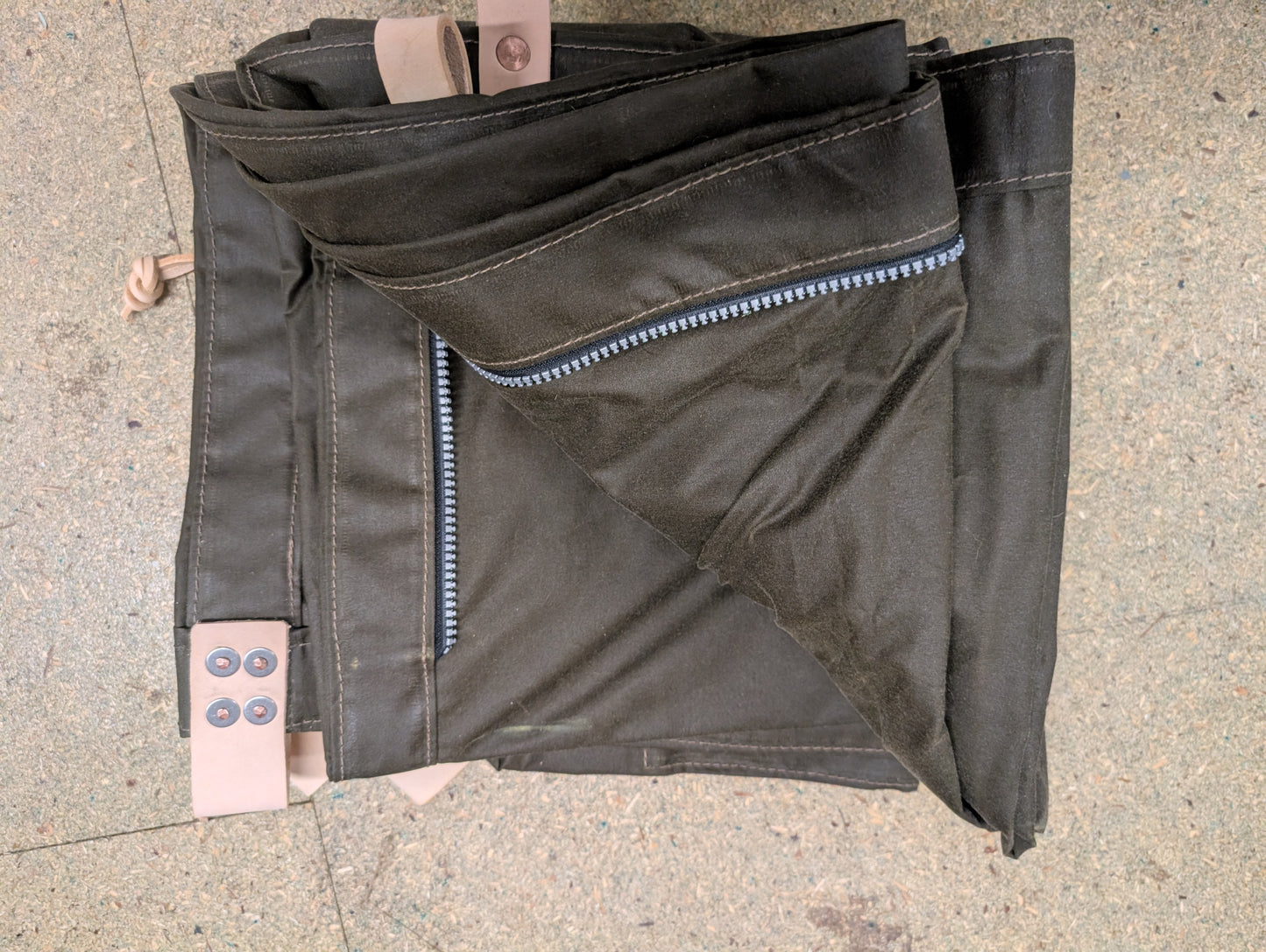 Special: Modular zipped poncho/tarp shelter  OLIVE GREEN