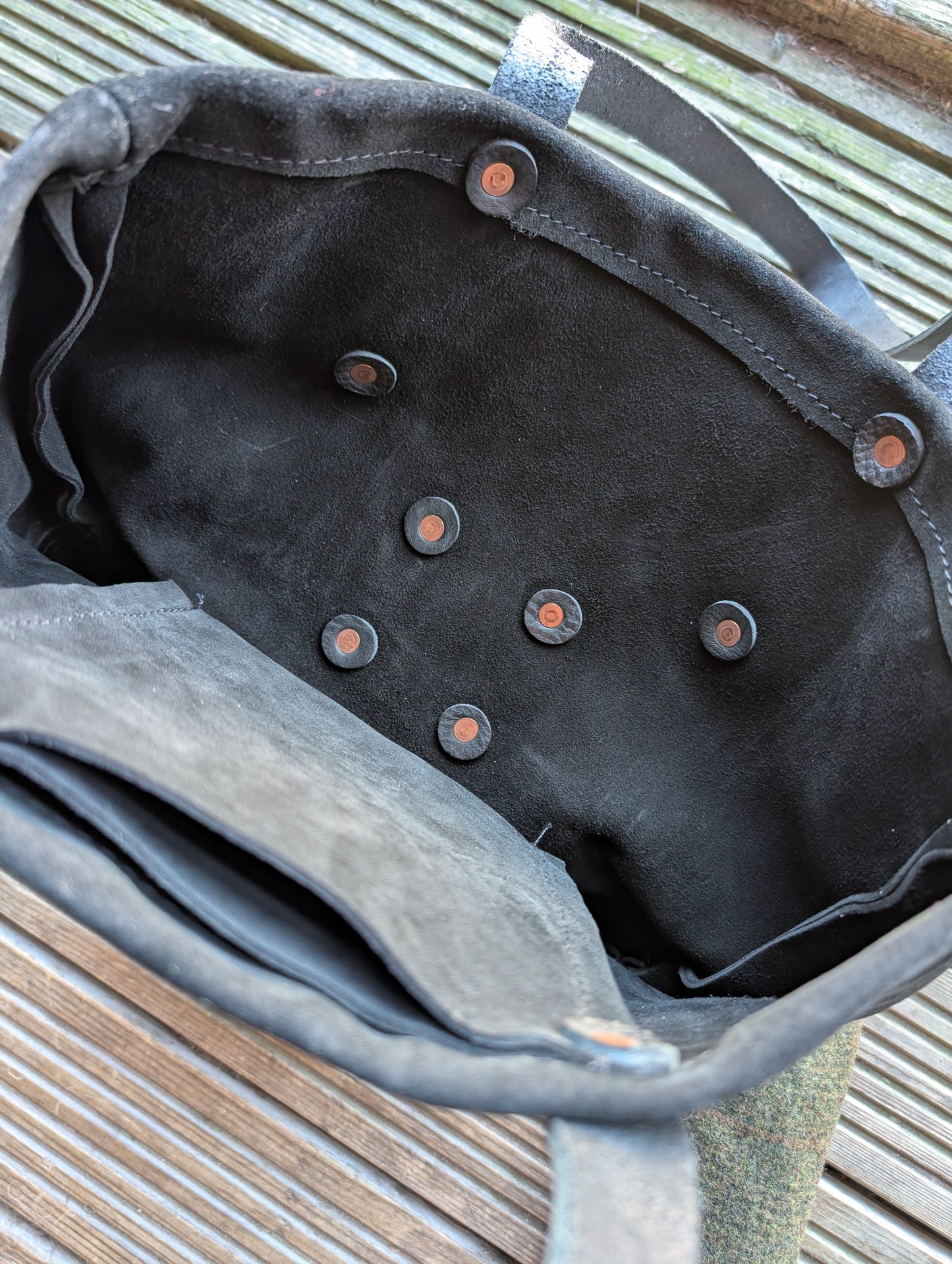 Tote bags, all leather.