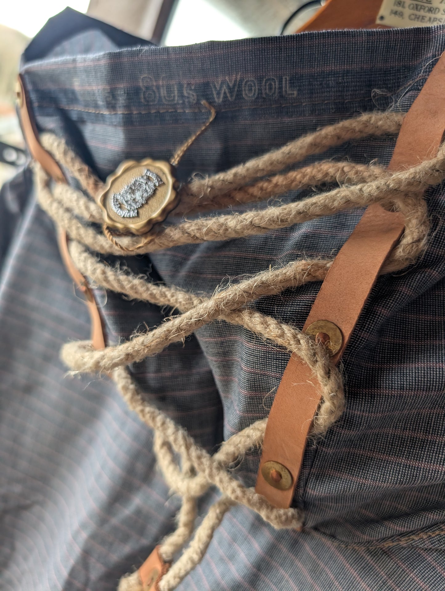 SALE Smock in worsted wool