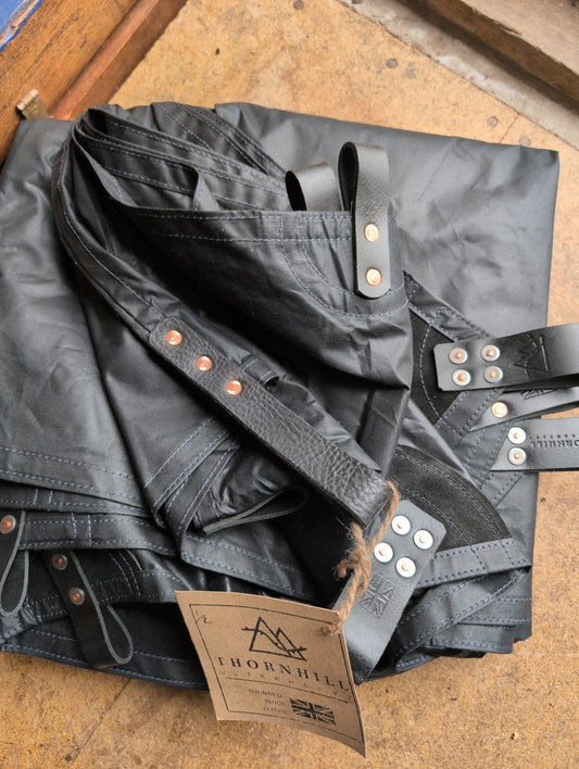 SALE: black / black 3m x 3m CLASSIC tarp