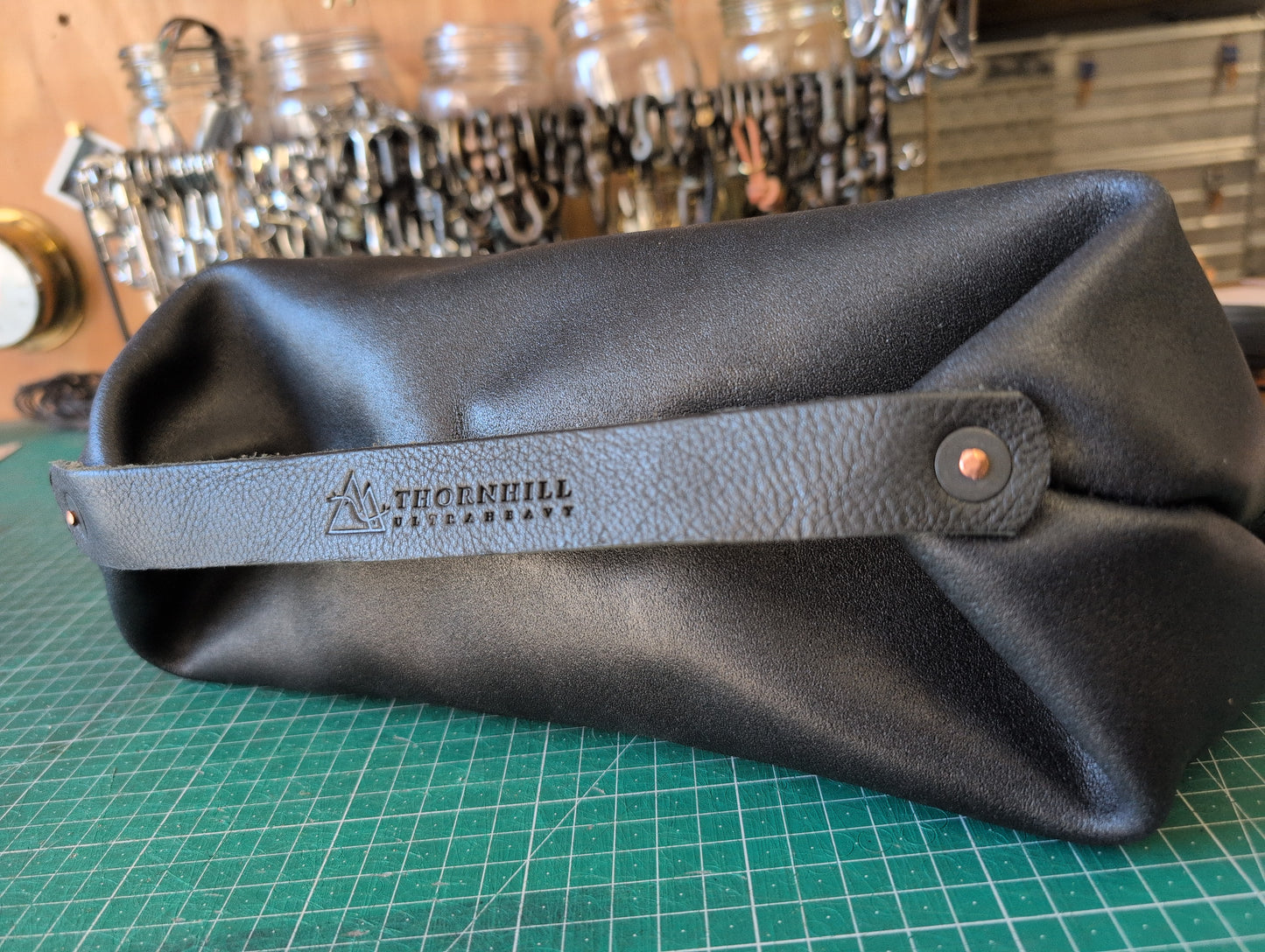 Tote bags, all leather.