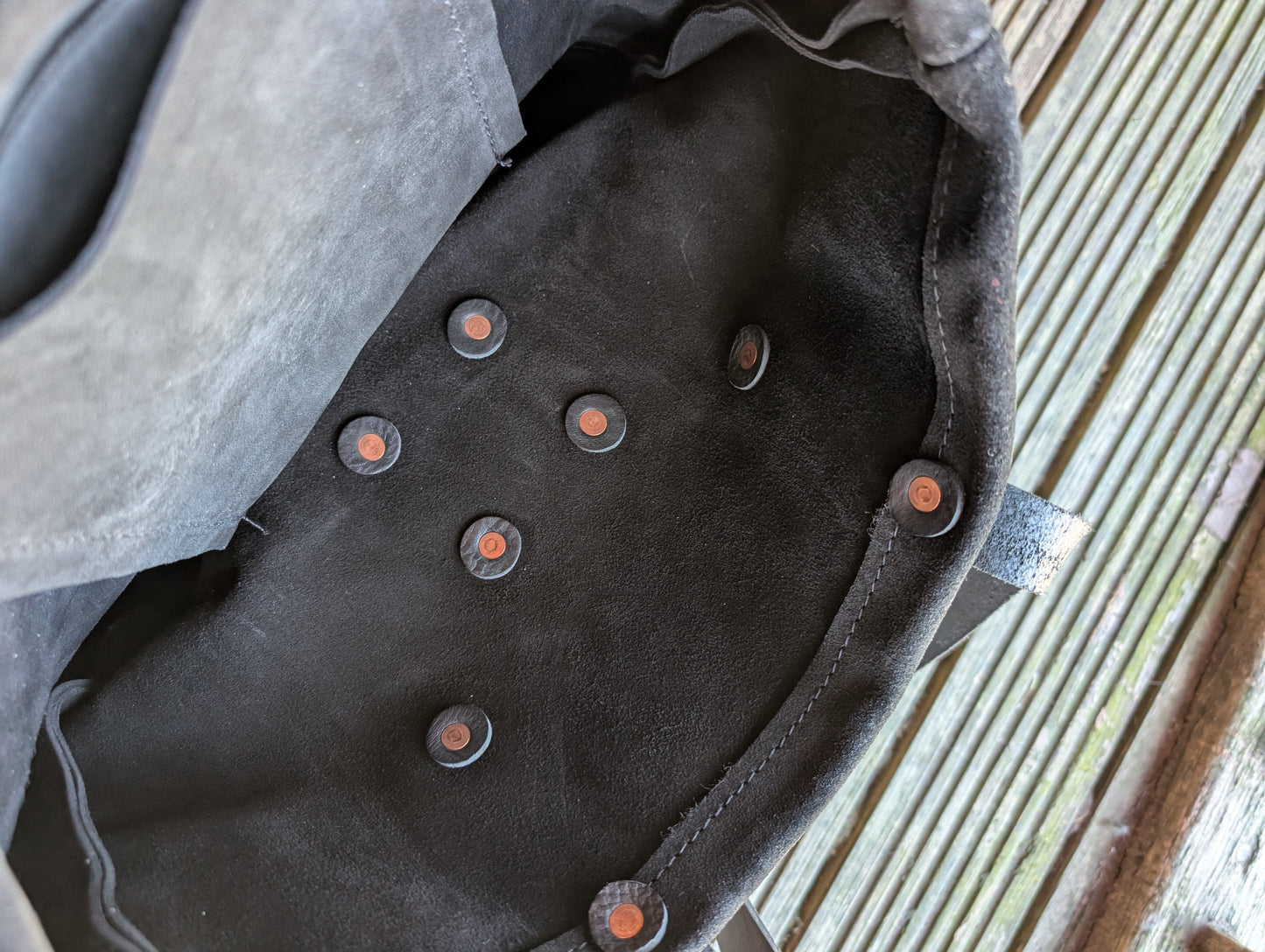 Tote bags, all leather.