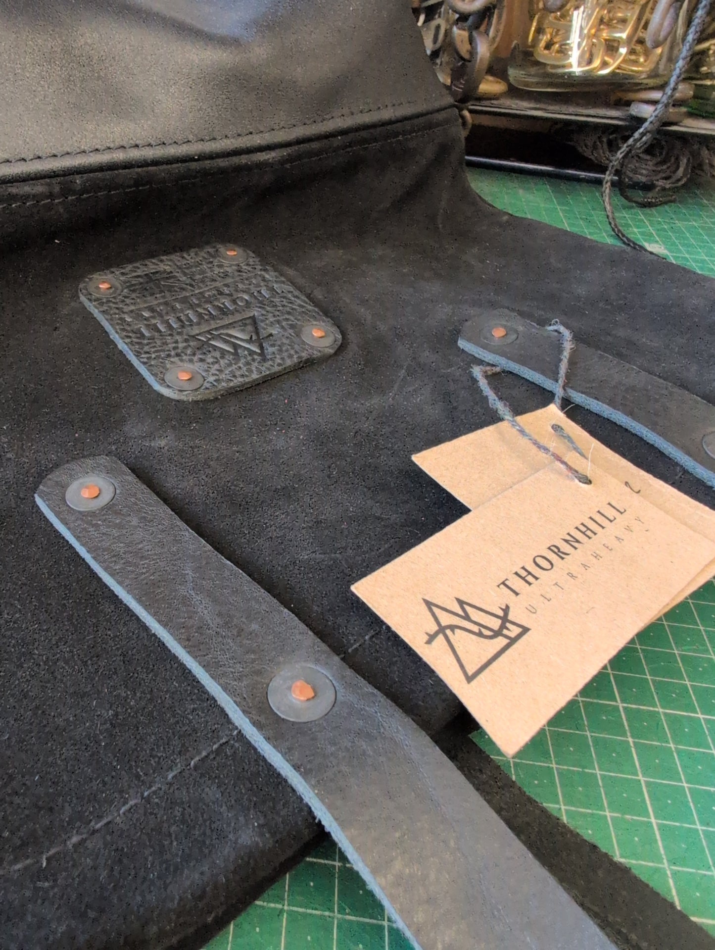 Tote bags, all leather.