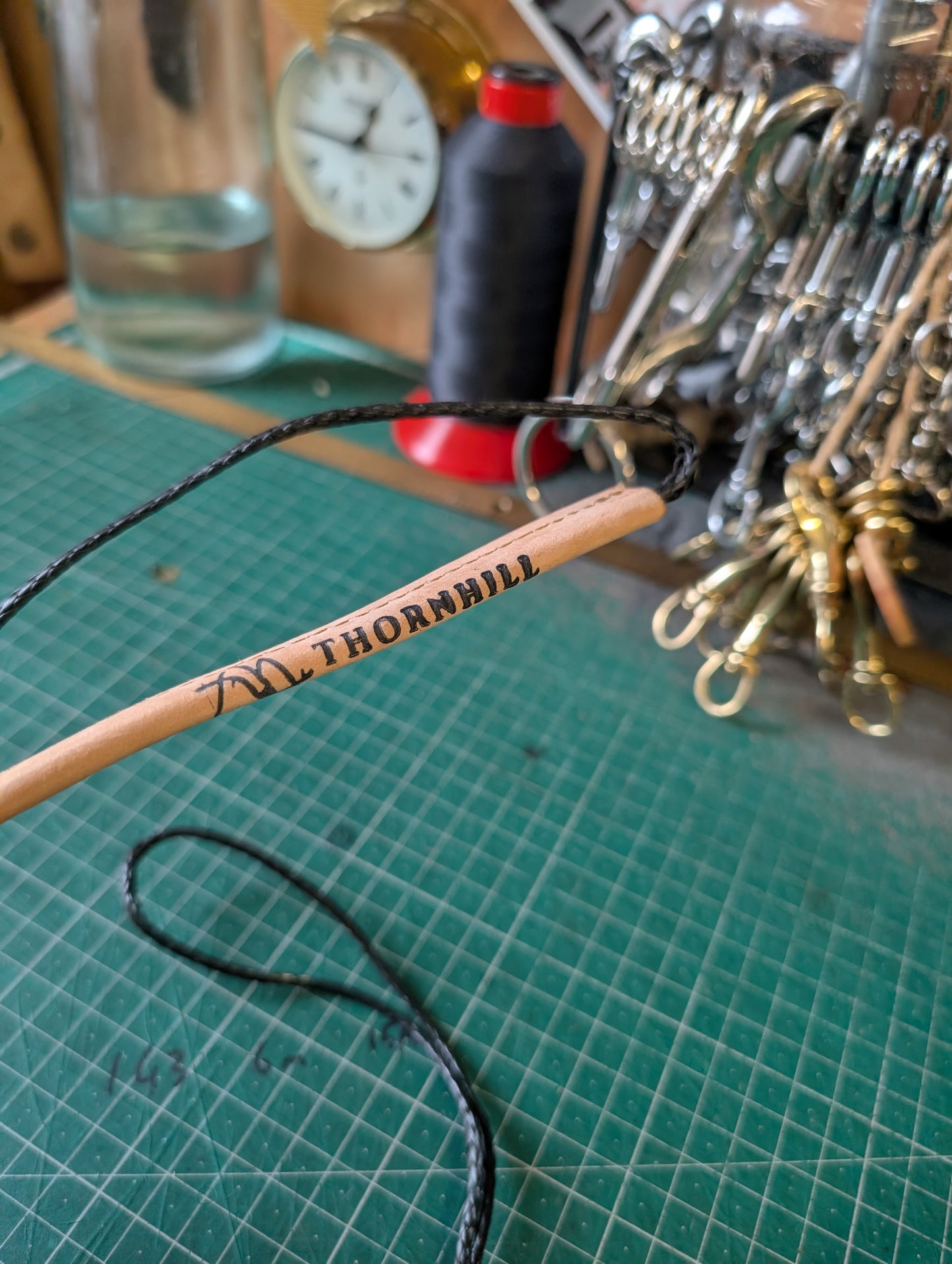 Hammock dyneema and leather whoopie slings