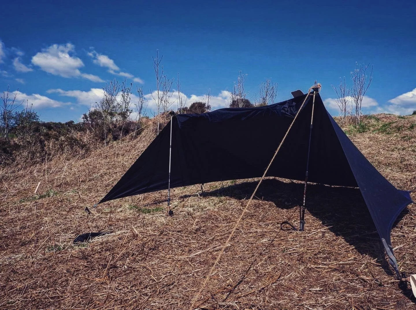 Standard WHELEN(ish), waxed canvas & leather tent tarp